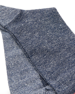 Marcoliani Linen  Cotton Piquè Marina Blue 2 7873