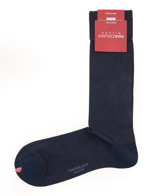 Marcoliani Fresh Of Modal Classic Plain Navy 4 7933