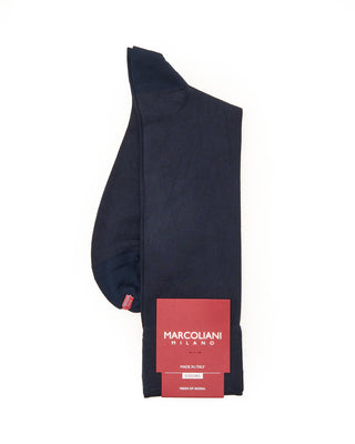 Marcoliani Fresh Of Modal Classic Plain Navy 5 7934