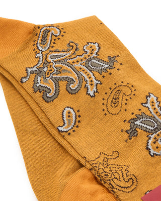 Marcoliani Pima Cotton Jali Paisley Curry 7893