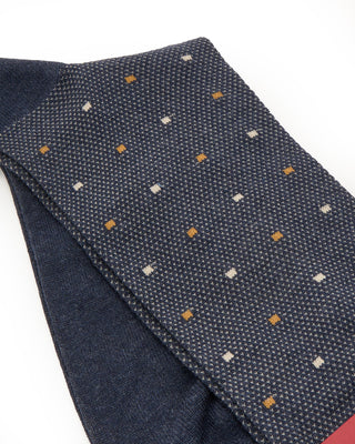 Marcoliani Pima Cotton Contemporary Dots Navy 5 7847