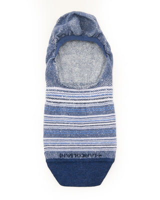 Marcoliani Invisible Touch T Shirt Stripe Navy 1 7966