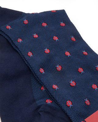 Marcoliani Pima Cotton Ladybug Navy 2 7827