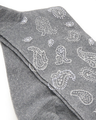 Marcoliani Linen  Cotton Paisley Grey 2 7886