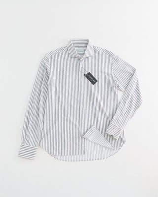 Orian Active Stretch Striped Shirt Grey 1 3