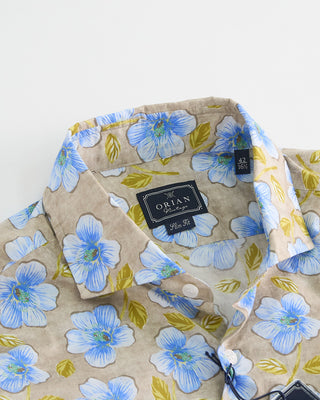 Orian Tapestry Floral Cotton Slim Fit Shirt Multi 1 2