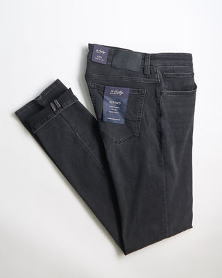 34 Heritage Dark Smoke Refined  Cool Fit Slim Stretch Jeans Charcoal 0