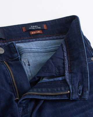 34 Heritage Dark Midnight Brushed Urban Cool Fit Slim Stretch Jeans Navy  5