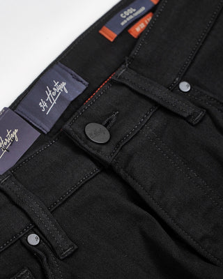 34 Heritage Cool Black Vintage Comfort Stretch Jeans Black  2