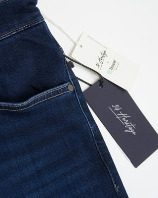 34 Heritage Cool Dark Brushed Refined Jeans Indigo 0 3