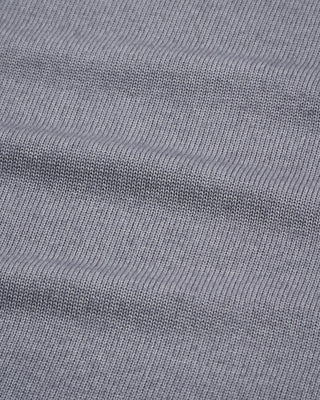 Ferrante Grey 7 Gauge Frosted Garment Dyed Wool Crewneck Grey 2 2965