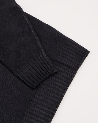Ferrante Charcoal 7 Gauge Frosted Garment Dyed Wool Crewneck Charcoal 1 2958