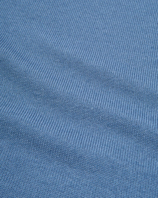 Ferrante Light Blue 7 Gauge Frosted Garment Dyed Wool Crewneck Light Blue 6 3154
