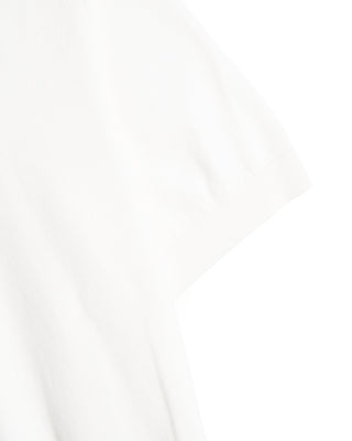 Ferrante Rice Stitch Cotton Polo White 7 8309