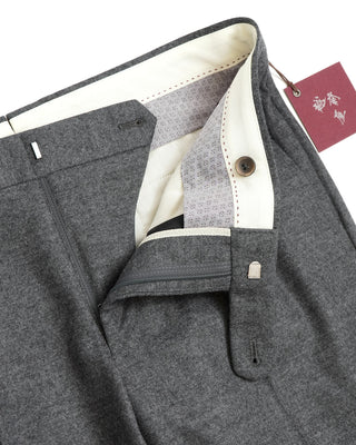 Echizenya Elevated Casual Fine Merino Jersey Pants Grey  3
