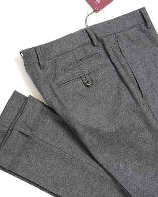 Echizenya Elevated Casual Fine Merino Jersey Pants Grey  6