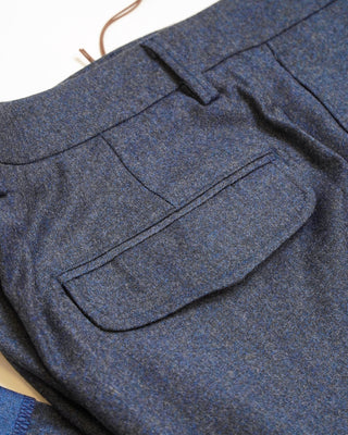 Echizenya Natural Stretch Smart Flannel Dress Pants Indigo  5