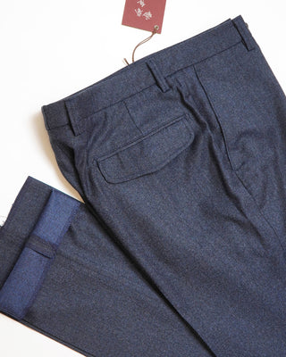 Echizenya Natural Stretch Smart Flannel Dress Pants Indigo  6