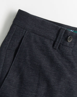 Echizenya Light Weight Power Stretch Flannel Trousers Black 1663