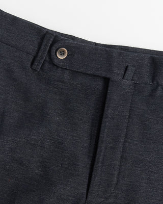 Echizenya Light Weight Power Stretch Flannel Trousers Black 1665
