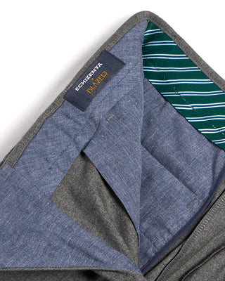 Echizenya Stretch Oxford Washable Dressy Casual Pants Grey 7 3595
