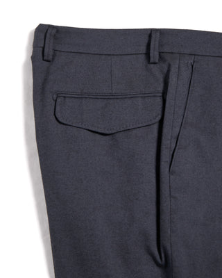 Echizenya Stretch Oxford Washable Dressy Casual Pants Navy 14 3584
