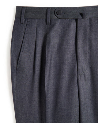 Echizenya Super 140s Wool Denim Effect Trousers Denim 5 10640