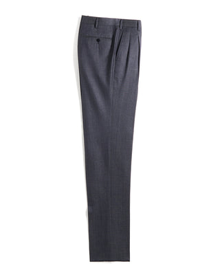 Echizenya Super 140s Wool Denim Effect Trousers Denim 7 10642