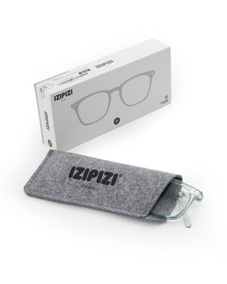 Izipizi Frozen Blue Iconic Rectangle" Reading Glasses #E Frozen Blue 1 7909