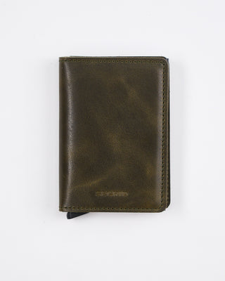 Secrid Slimwallet Vintage Olive Black Olive 