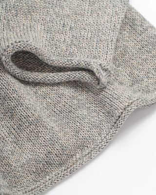 Inis Meáin Alpaca Silk Rolled Edge Tunic Sweater Grey 0 2