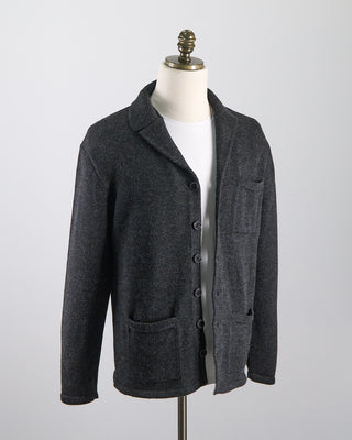 Inis Meain Classic Pub Jacket Charcoal  1