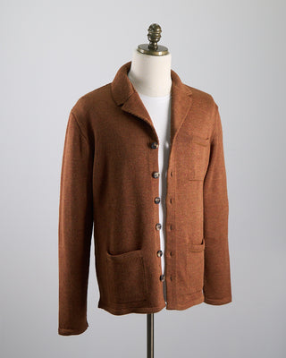 Inis Meain Classic Pub Jacket Rust  1