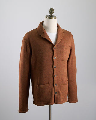 Inis Meain Classic Pub Jacket Rust  2