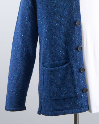 Inis Meain Donegal Wool Cashmere Carpenters Jacket Blue  9