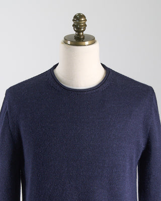 Inis Meain Alpaca Silk Classic Tunic Navy  2