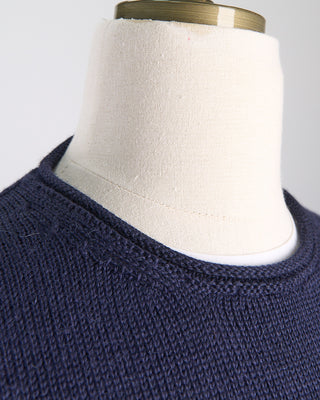 Inis Meain Alpaca Silk Classic Tunic Navy  4