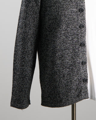 Inis Meain Classic Knit Shirt Jacket Salt  Pepper  10