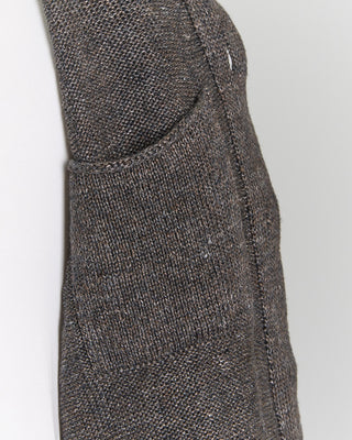 Inis Meain Signature 100% Washed Linen Charcoal Marl Shirt Jacket Charcoal 0