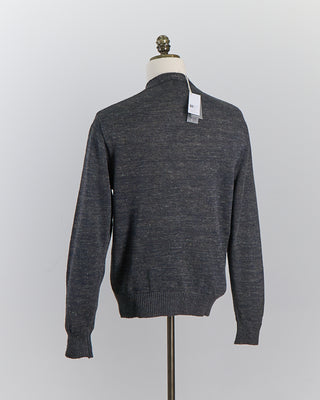 100% Washed Linen Stretch Crewneck