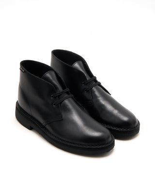 Clarks Black Gore Tex Leather Desert Boot Black 3 3769