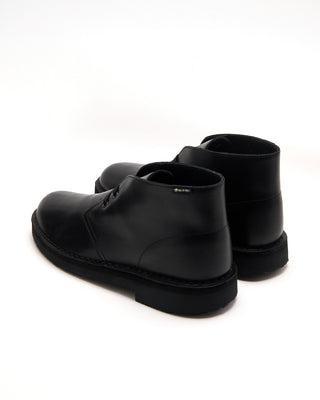 Clarks Black Gore Tex Leather Desert Boot Black 7 3770