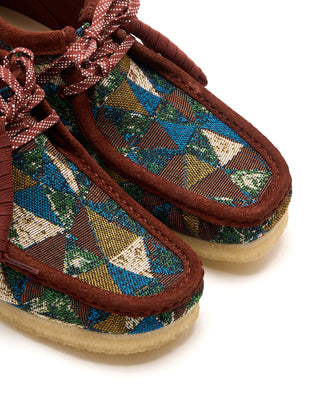 Clarks Multicolour Textile Wallabee Boot Multi 6 3849