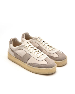 WH0395 Clarks Tor 80 White Crepe Wrapped Sneaker White 31 3747
