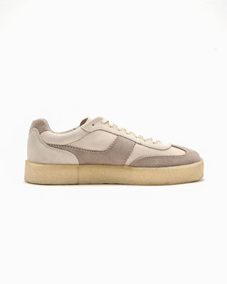 WH0395 Clarks Tor 80 White Crepe Wrapped Sneaker White 3737