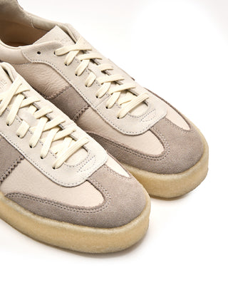 WH0395 Clarks Tor 80 White Crepe Wrapped Sneaker White 4 3746
