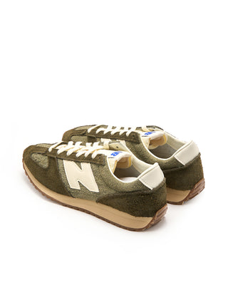 New Balance Dark Olivine Felted Suede 471 Sneakers Moss 37341