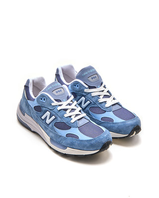 New Balance Dusk Shower Made In Usa 992 Sneakers Blue 5 3858