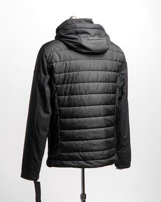 Bugatti Mid Weight Quilted Hoodie Puffer Jacket Black 
