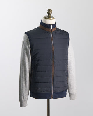 Bugatti Mid Season Quilted Vest Navy 1960